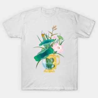 Minhwa: Lotus Vase C Type T-Shirt